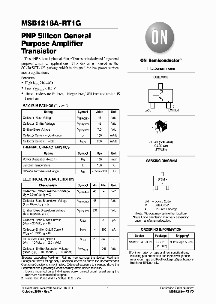 MSB1218A-RT1G_3047960.PDF Datasheet