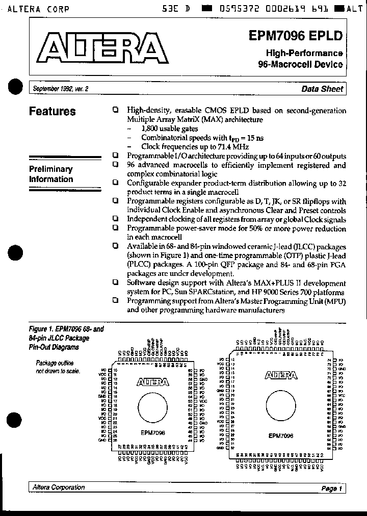 EPM7096LC84-3_3052018.PDF Datasheet