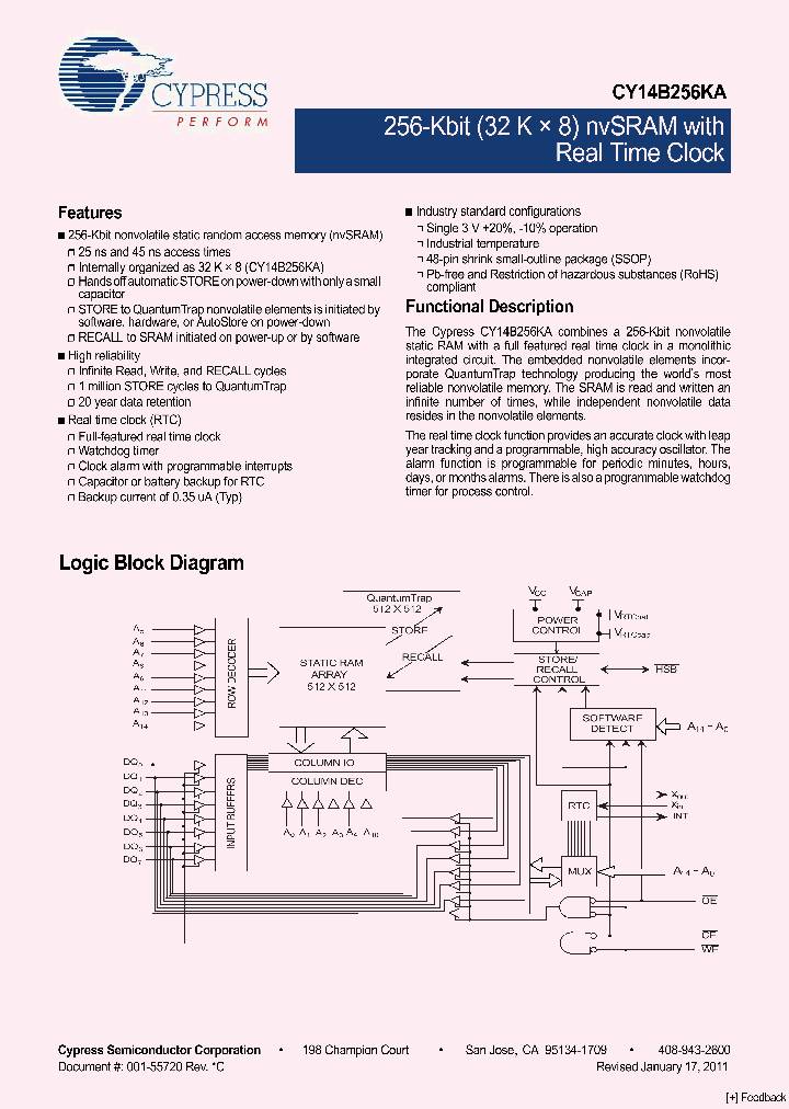 CY14B256KA-SP25XI_3051837.PDF Datasheet