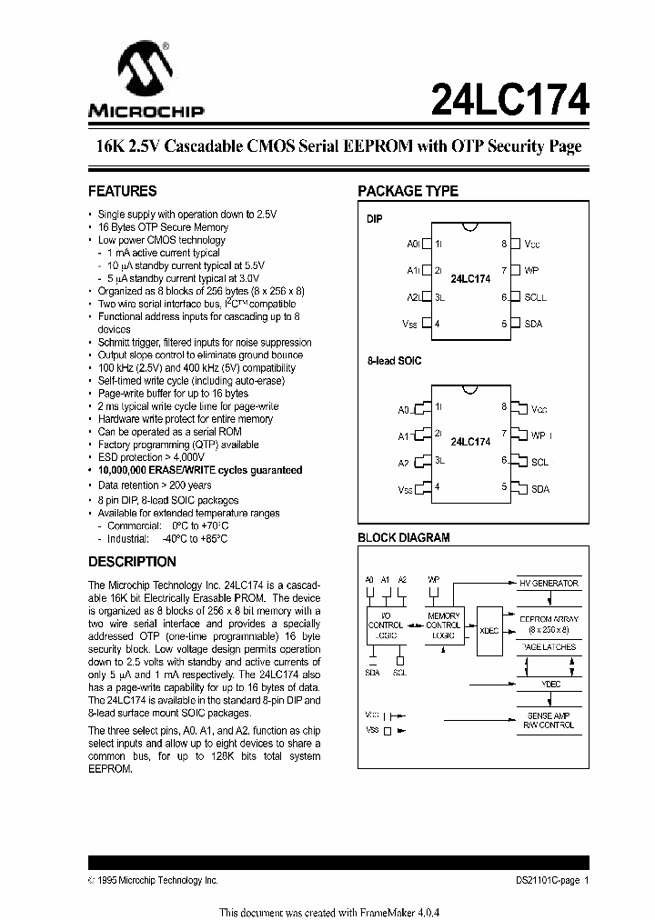 24LC174_3058134.PDF Datasheet