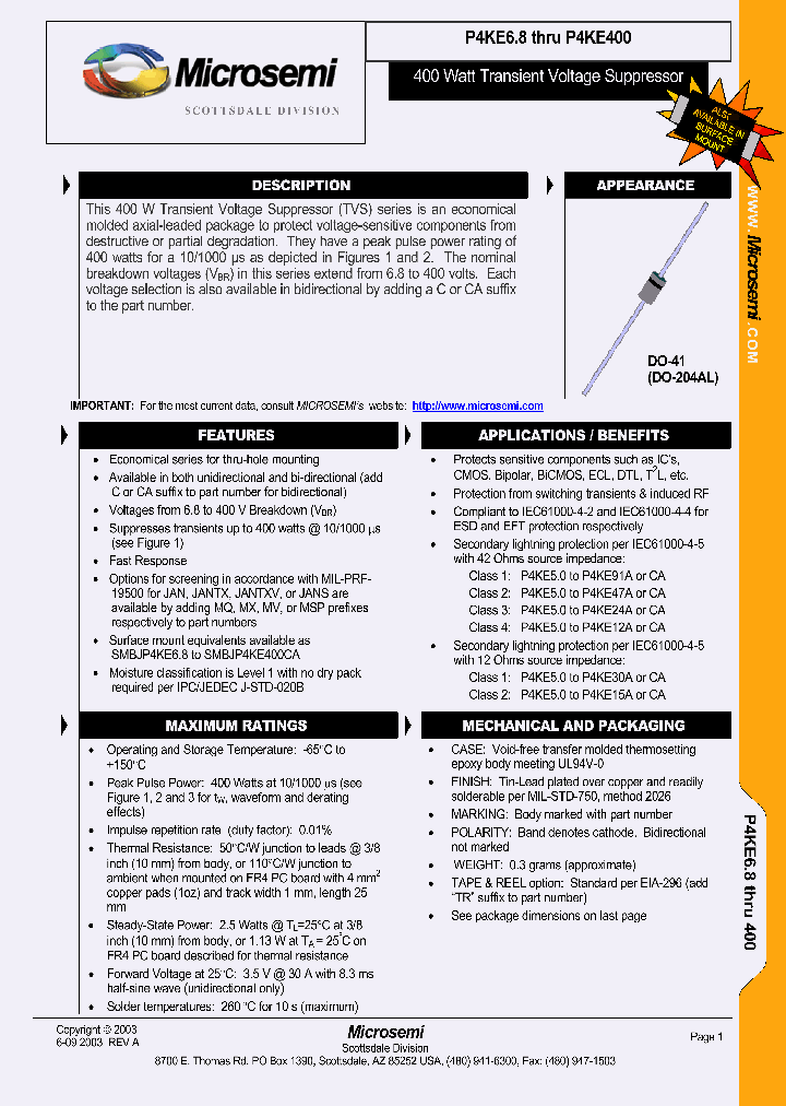 P4KE68C_3076759.PDF Datasheet