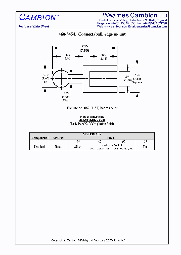 460-8454_3082185.PDF Datasheet