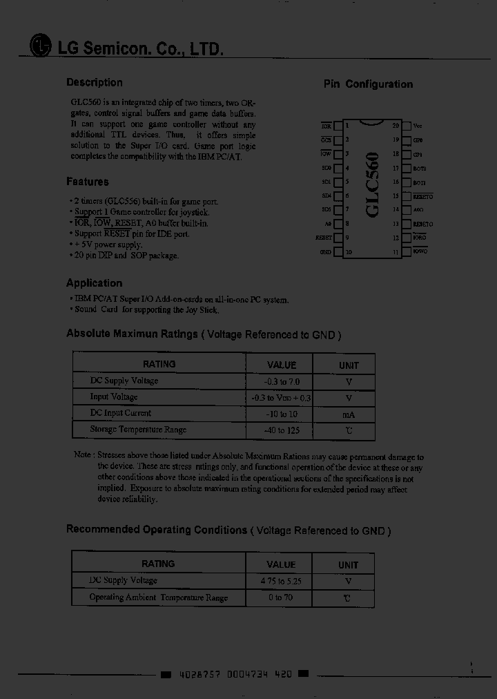 GLC560DIP_3083772.PDF Datasheet