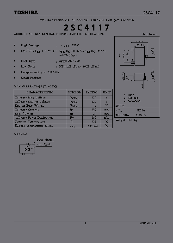 2SC4117GR_3100344.PDF Datasheet
