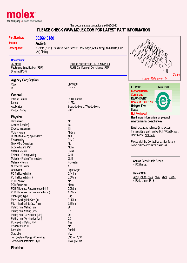26-61-3180_3101991.PDF Datasheet