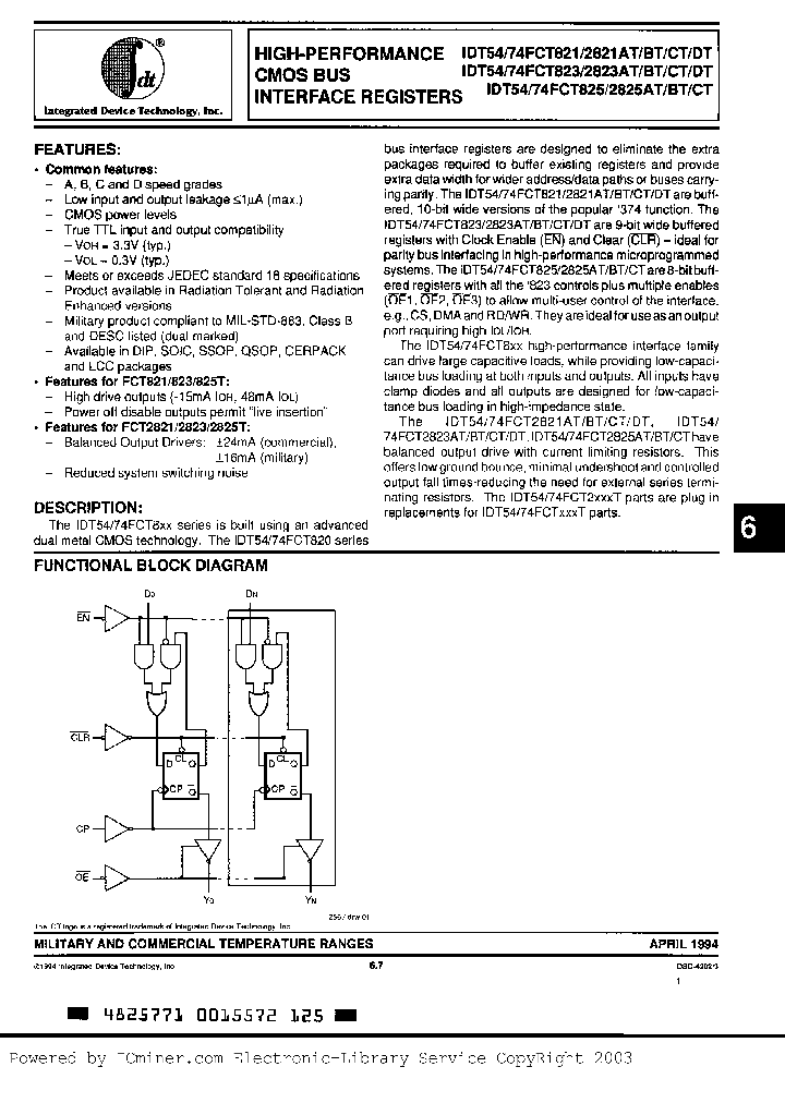 IDT54FCT2825BTLB_3114825.PDF Datasheet