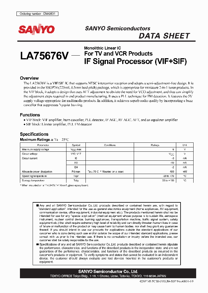 LA75676V_3117300.PDF Datasheet