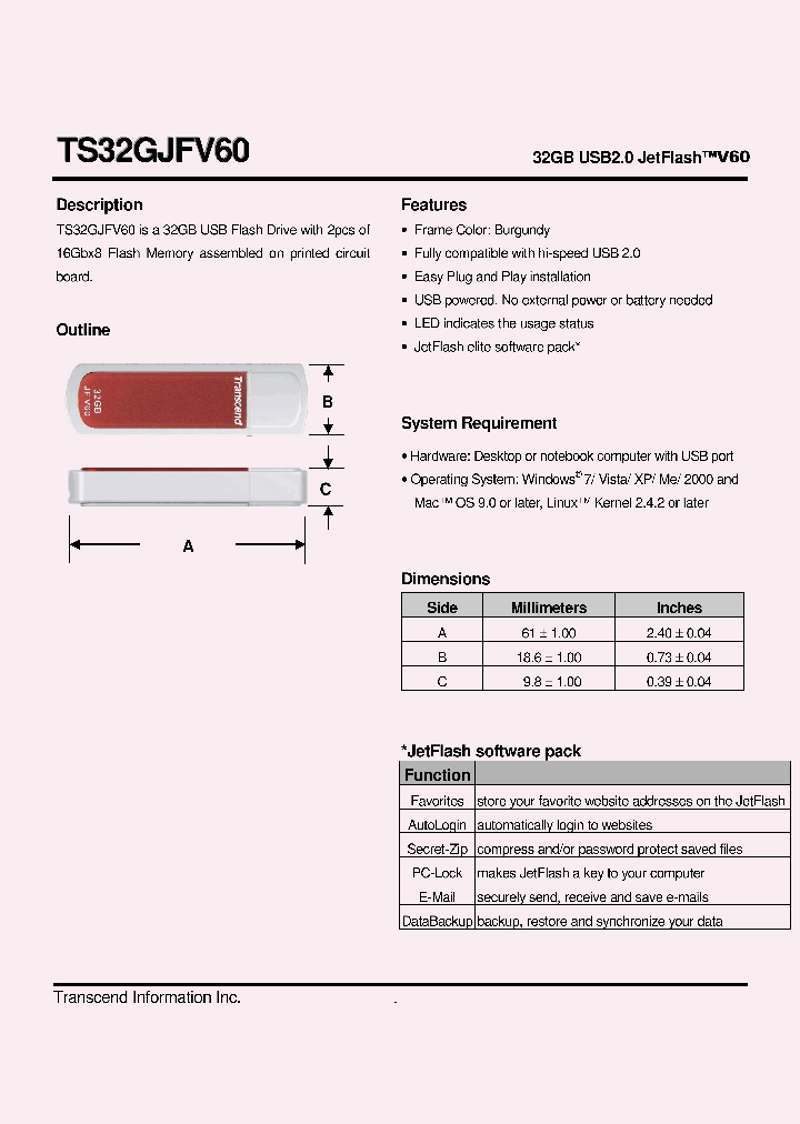 TS32GJFV60_3119245.PDF Datasheet