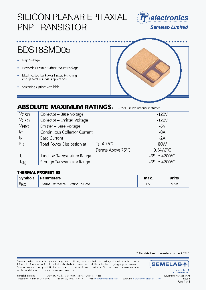 BDS18SMD05_3119646.PDF Datasheet