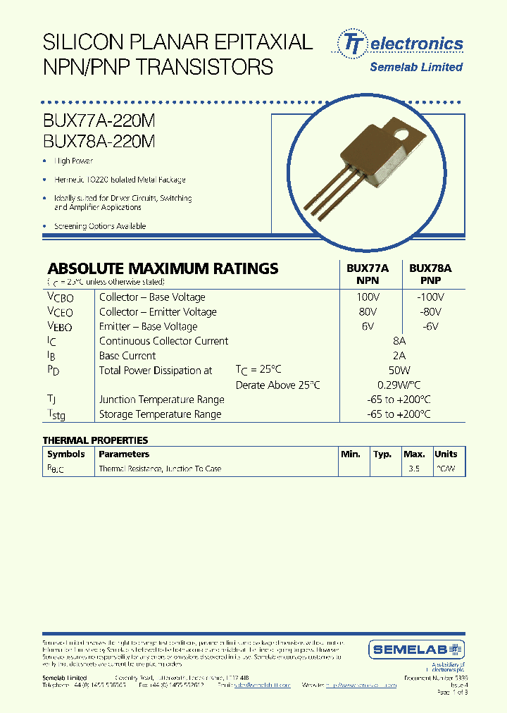 BUX77A-220M_3120643.PDF Datasheet