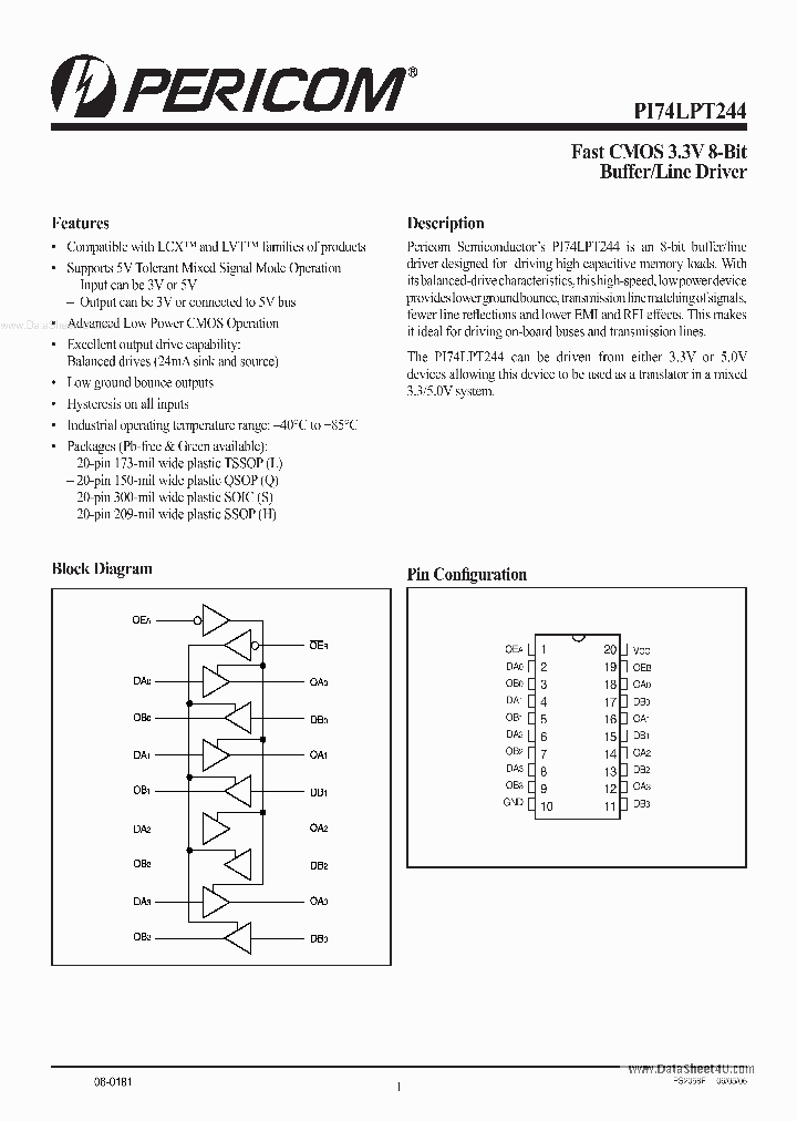 74LPT244_3124820.PDF Datasheet