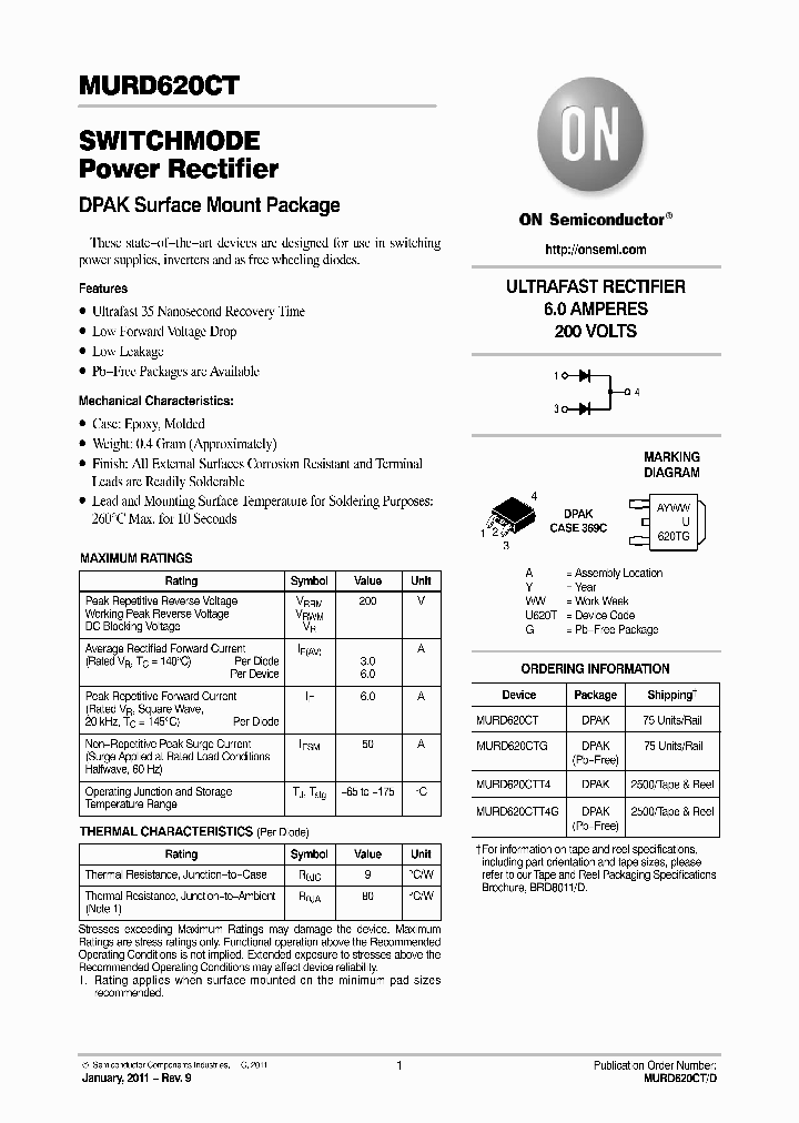 MURD620CT11_3130258.PDF Datasheet