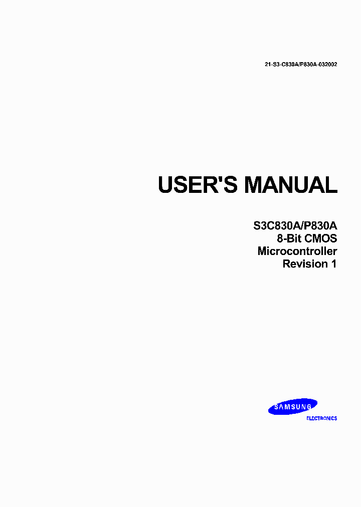 S3C830A_3135040.PDF Datasheet