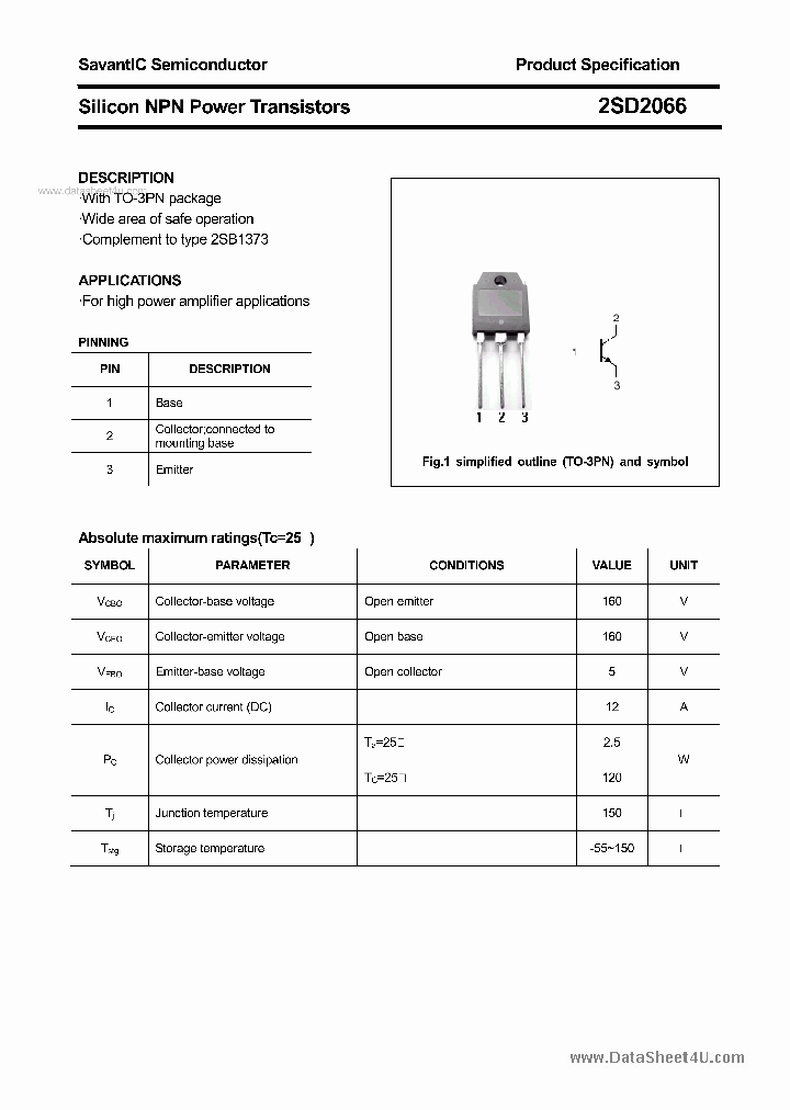 2SD2066_3138778.PDF Datasheet