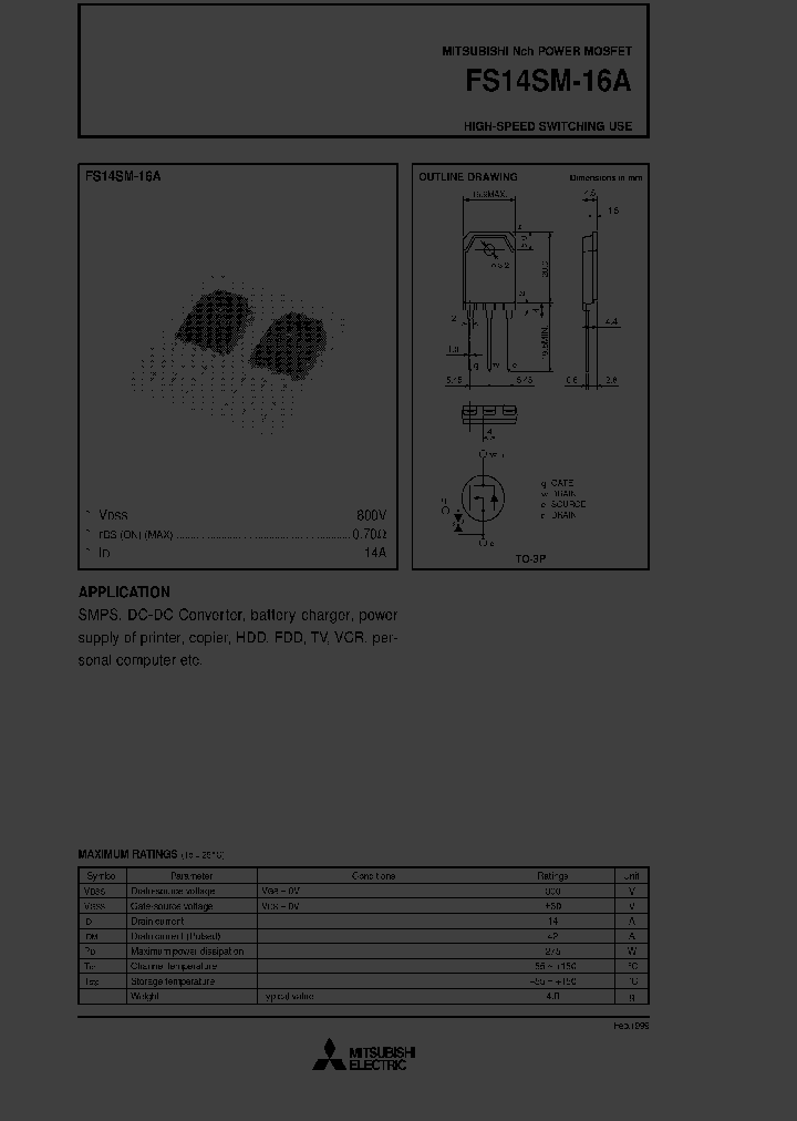 FS14SM16A_3140788.PDF Datasheet