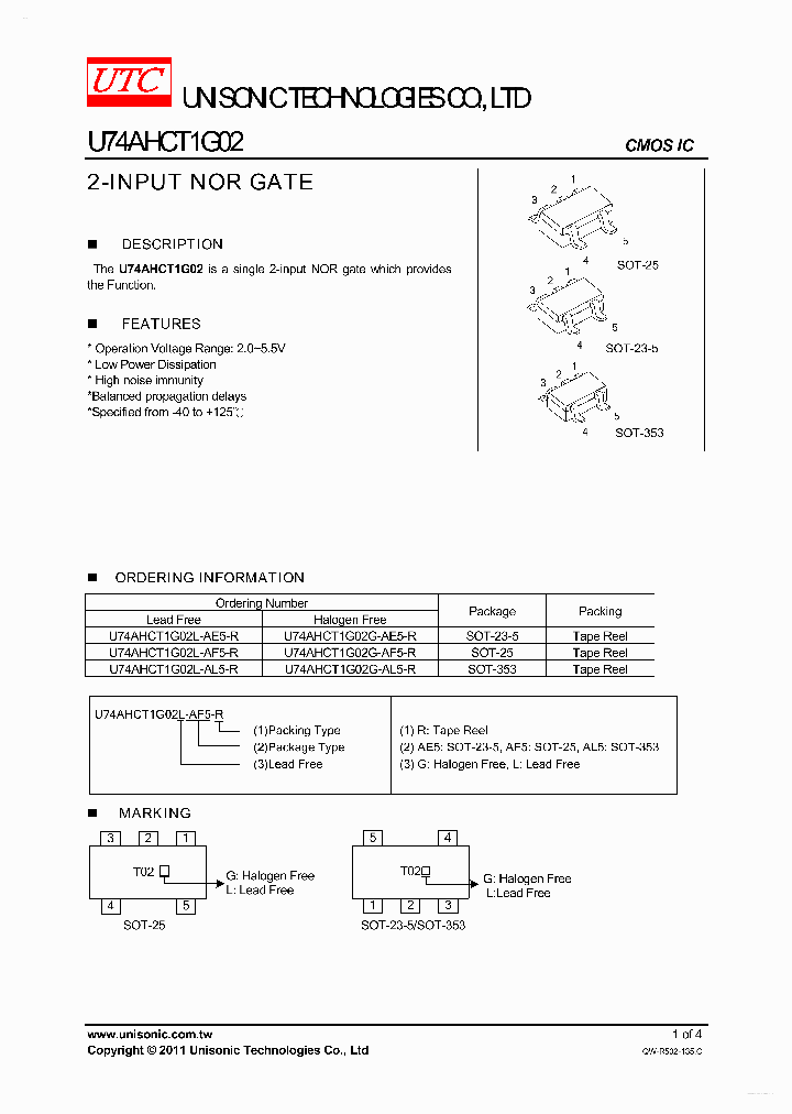 U74AHCT1G02_3141071.PDF Datasheet