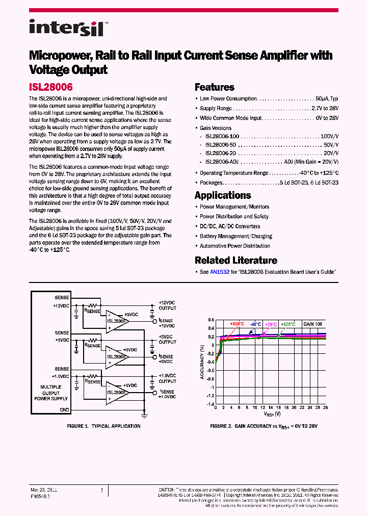 ISL28006FH100Z-T7A_3145445.PDF Datasheet