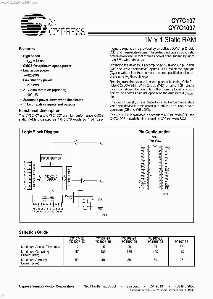 CY7C107_3150197.PDF Datasheet