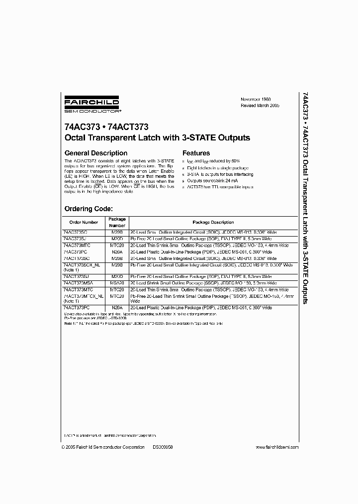 74ACT373MTCX-NL_3157074.PDF Datasheet