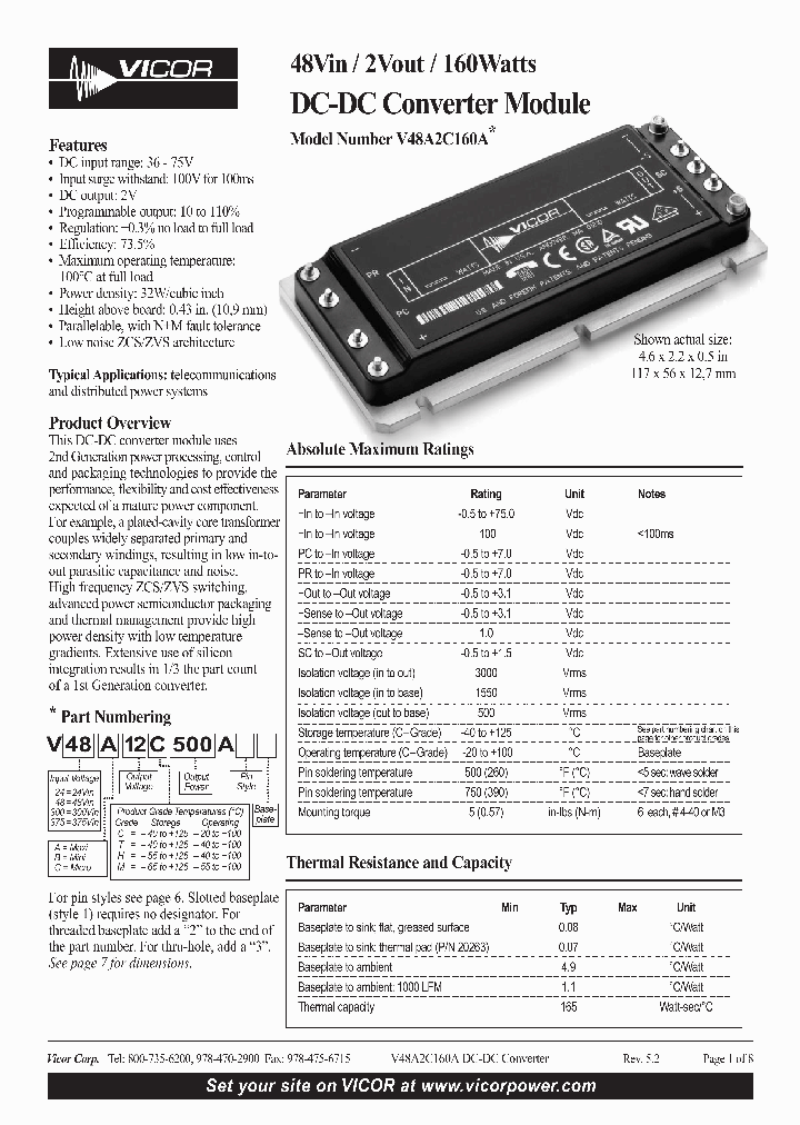 V48A2H160A_3171414.PDF Datasheet