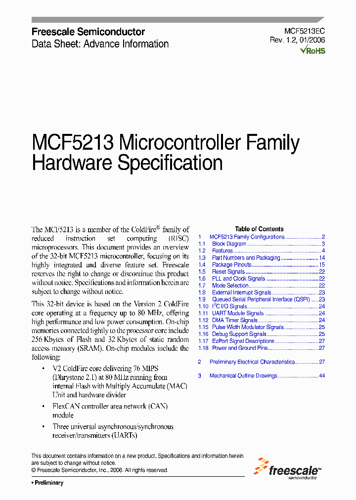 MCF5213_3174417.PDF Datasheet