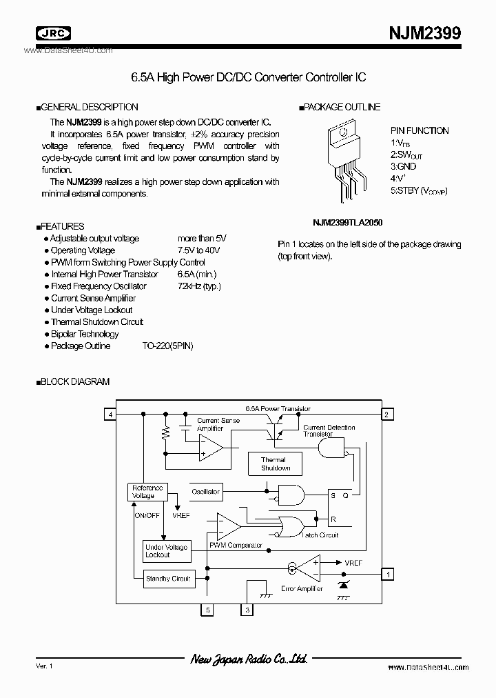 NJM2399_3175615.PDF Datasheet