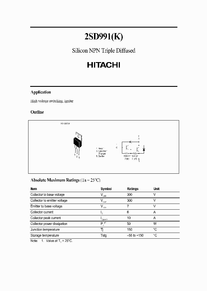 2SD991_3186223.PDF Datasheet