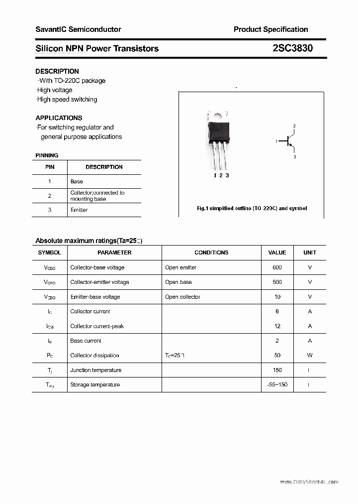 2SC3830_3193548.PDF Datasheet