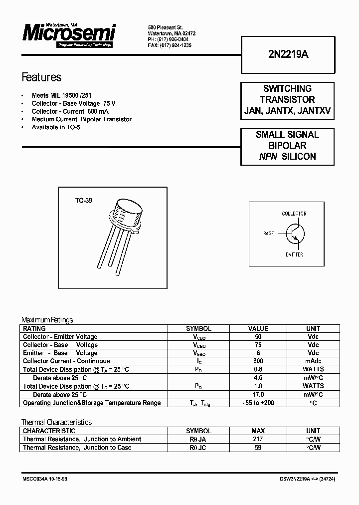 JAN2N2219A_3195973.PDF Datasheet