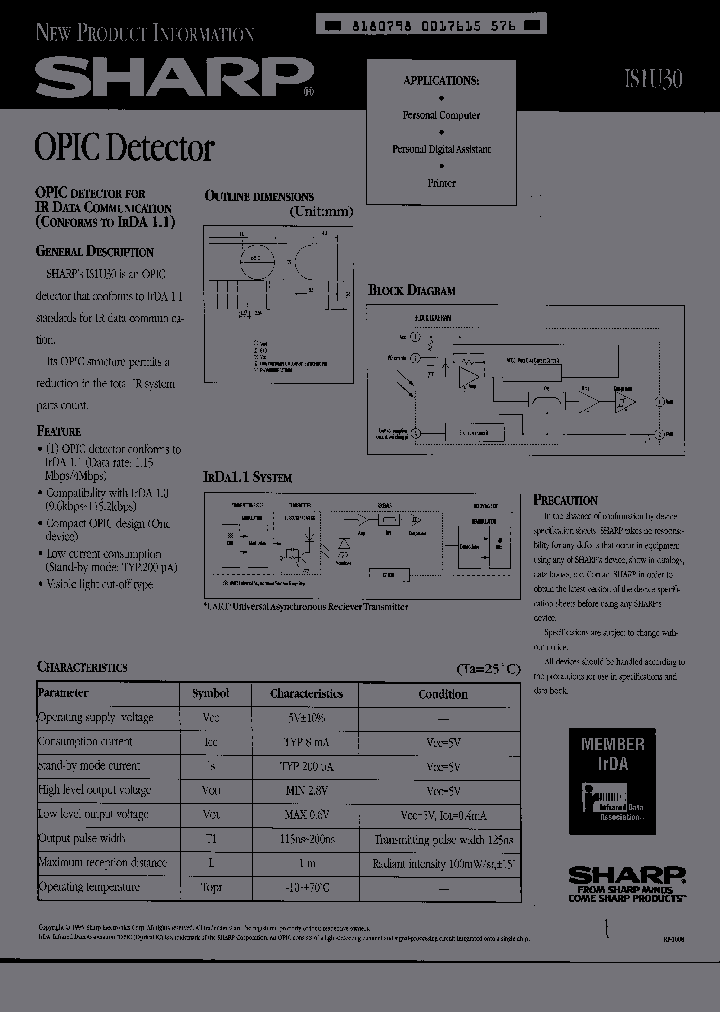 IS1U30_3201103.PDF Datasheet