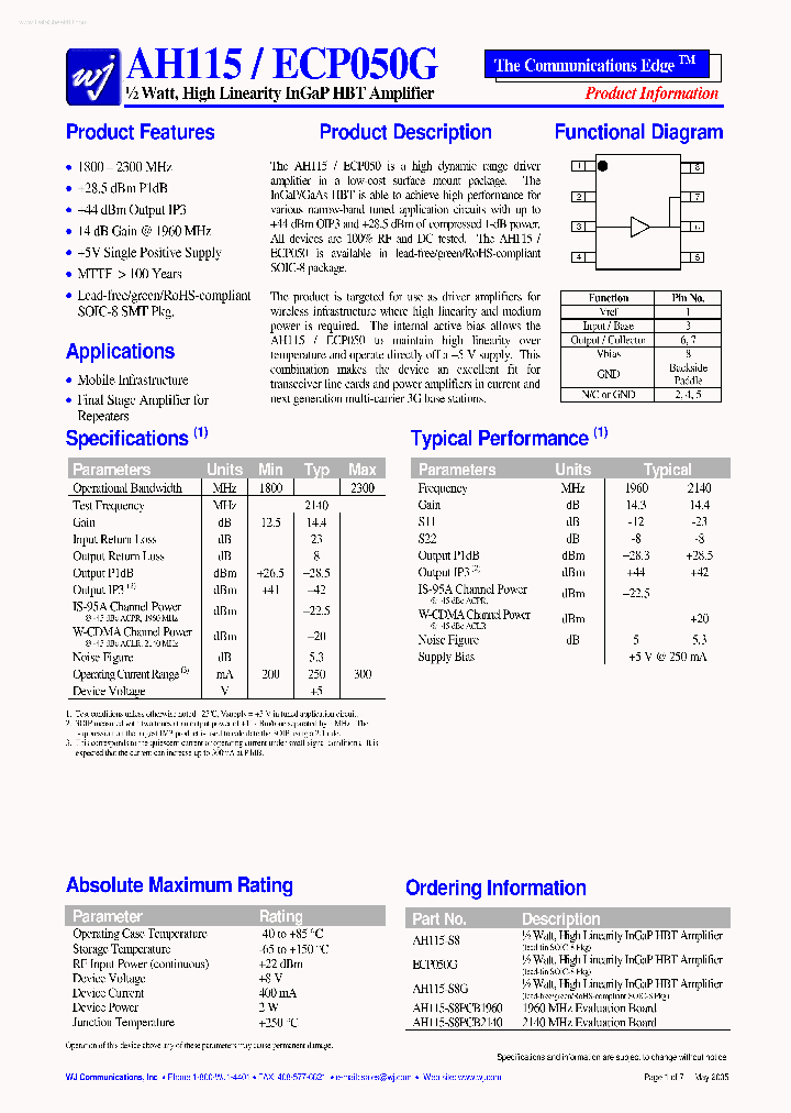 ECP050G_3207862.PDF Datasheet