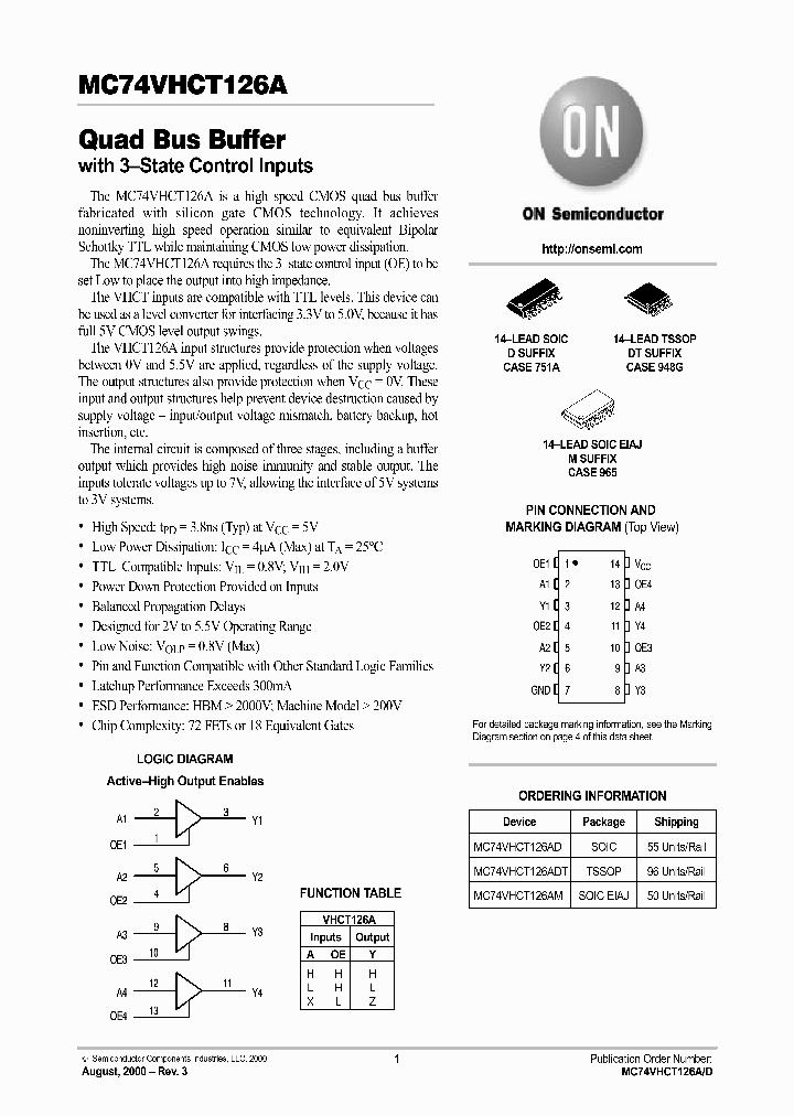 MC74VHCT126A-D_3212350.PDF Datasheet