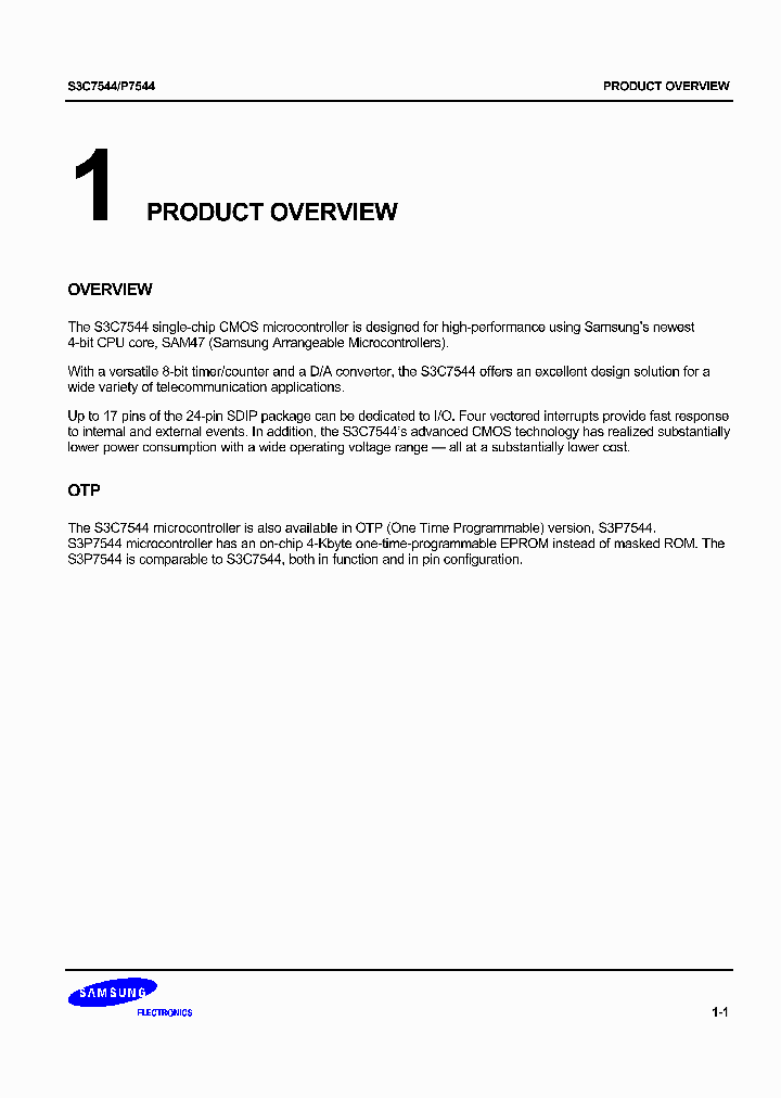 S3C7544_3244980.PDF Datasheet