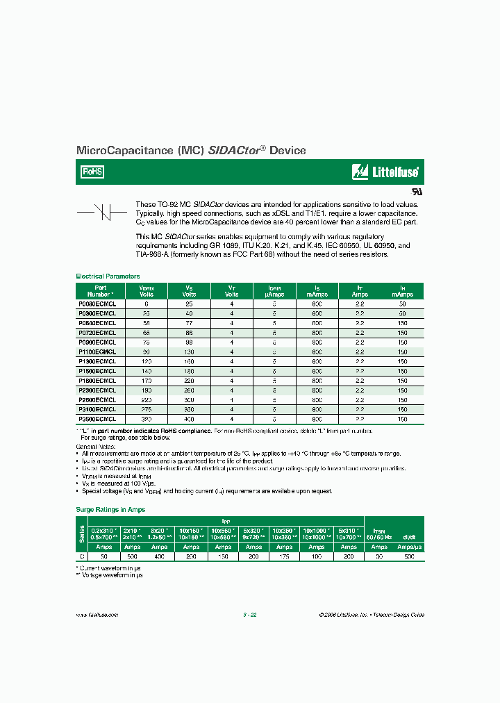 P0080ECMCL_3258703.PDF Datasheet