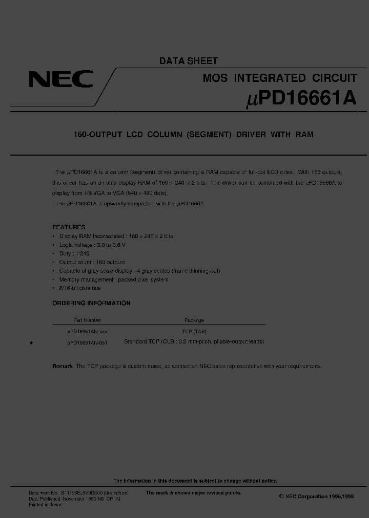 UPD16661AN-XXX_3260909.PDF Datasheet