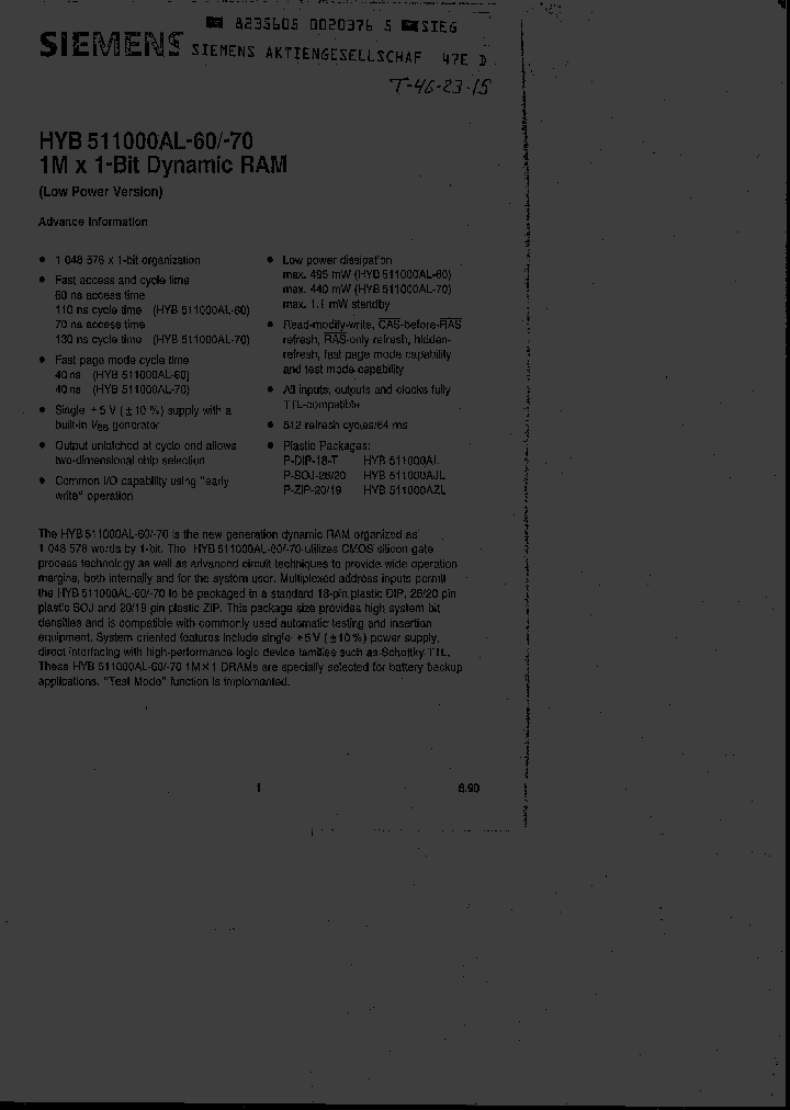 HYB511000AZL-70_3280883.PDF Datasheet