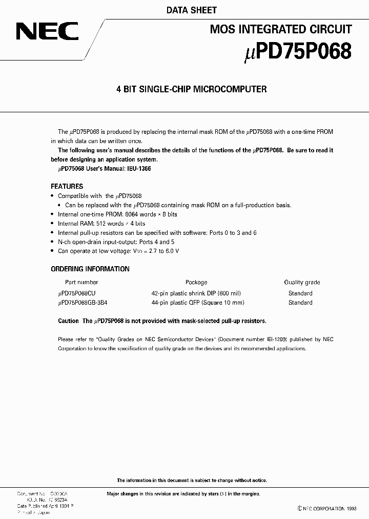 UPD75P068GB-3B4_3285007.PDF Datasheet