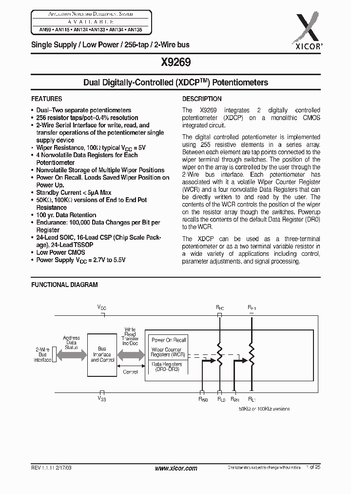 X9269US24_3298125.PDF Datasheet