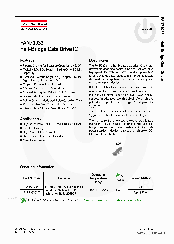 FAN73933_3312315.PDF Datasheet