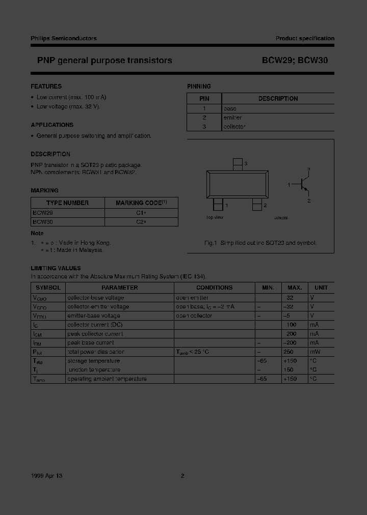 BCW30TR_3328549.PDF Datasheet