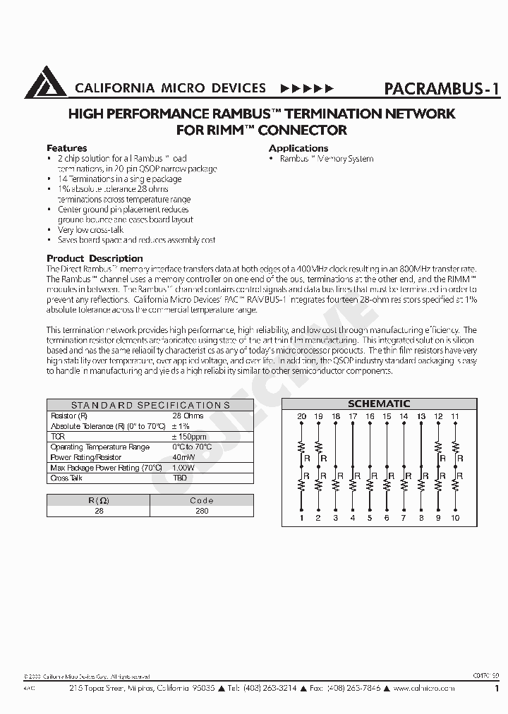 PACRAMBUS-1R_3331120.PDF Datasheet