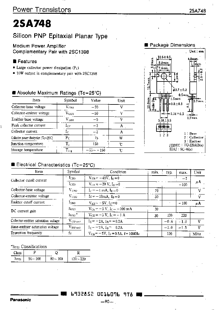 2SA748P_3347426.PDF Datasheet