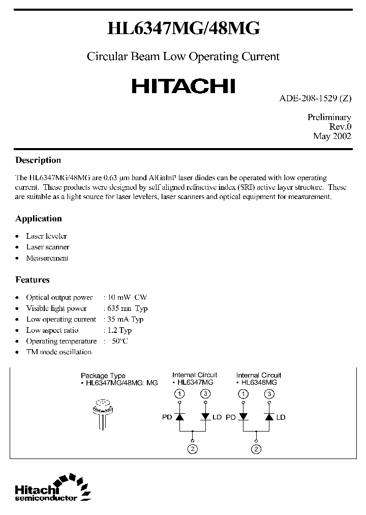 HL6347MG48MG_3356226.PDF Datasheet