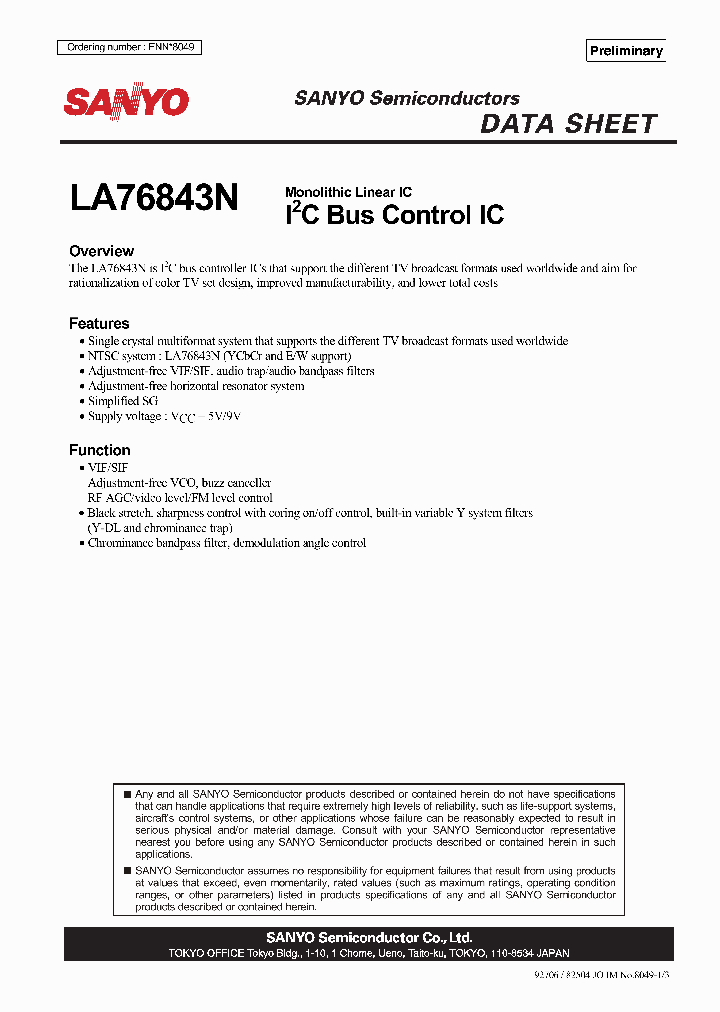 LA76843N_3365401.PDF Datasheet