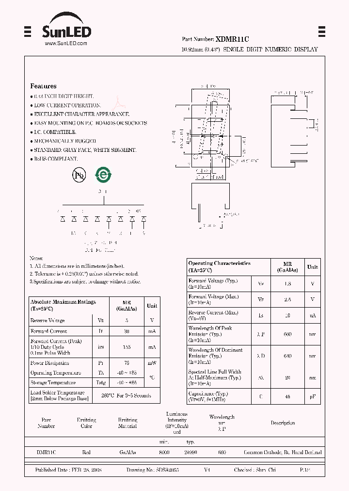 XDMR11C_3370695.PDF Datasheet