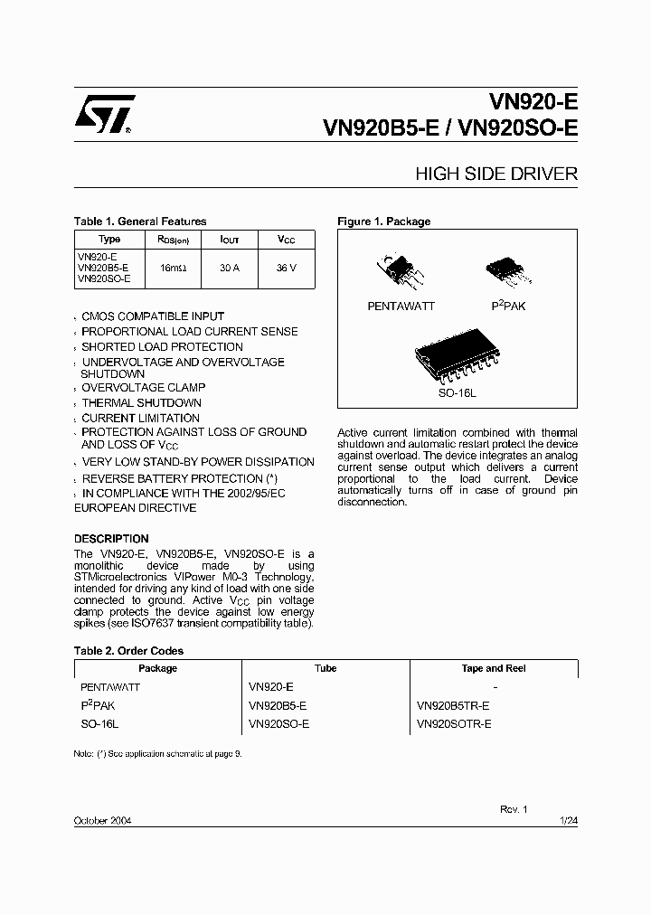 VN920-E_3382776.PDF Datasheet