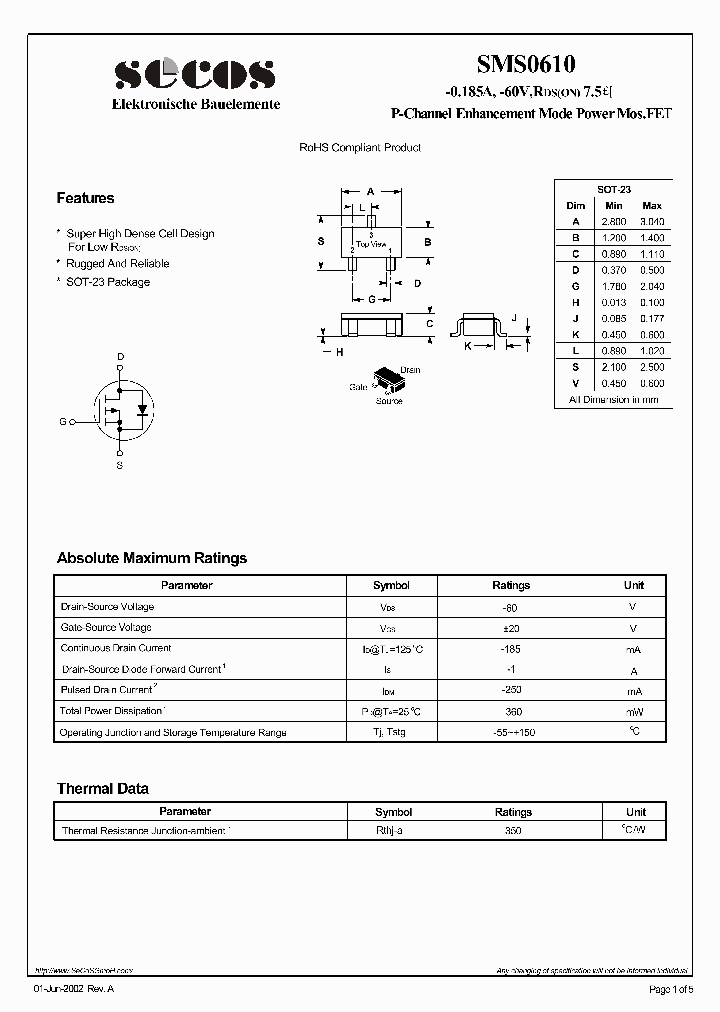 SMS0610_3404806.PDF Datasheet