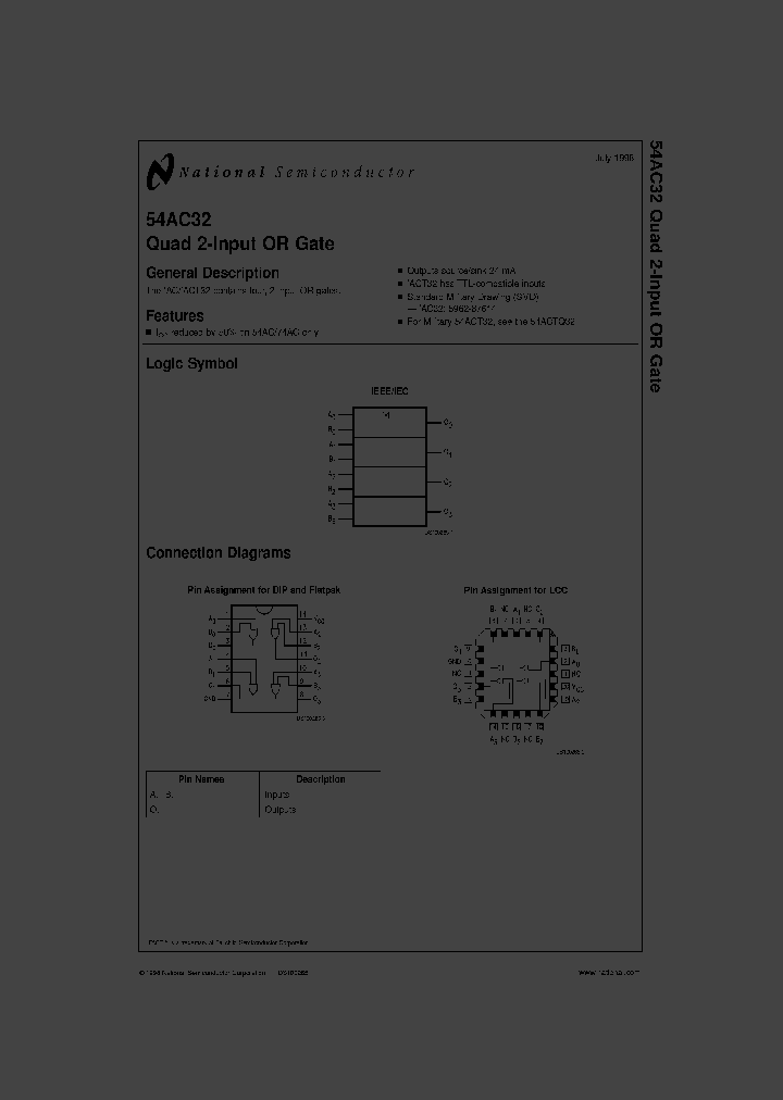 54AC32FMQB_3405080.PDF Datasheet