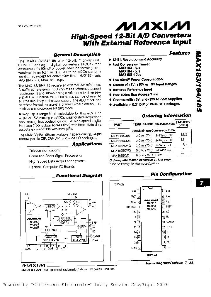 MAX183BMRG_3405907.PDF Datasheet