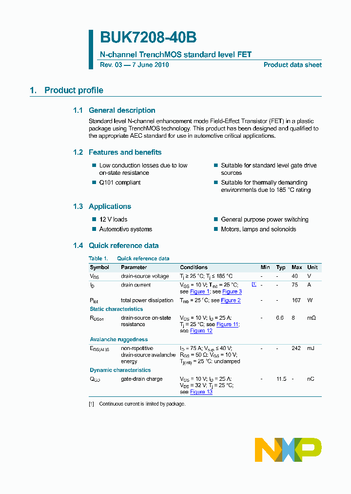 BUK7208-40B_3418638.PDF Datasheet